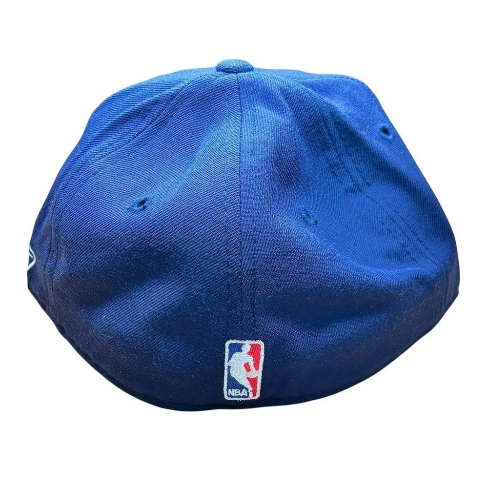 Vintage Houston Rockets Reebok Fitted Cap Blue Size 7‎ 1/8 NBA Hat